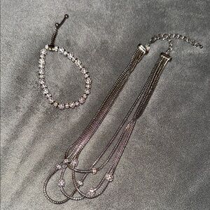 Premier Designs Silver Bracelet Modern Minimalist